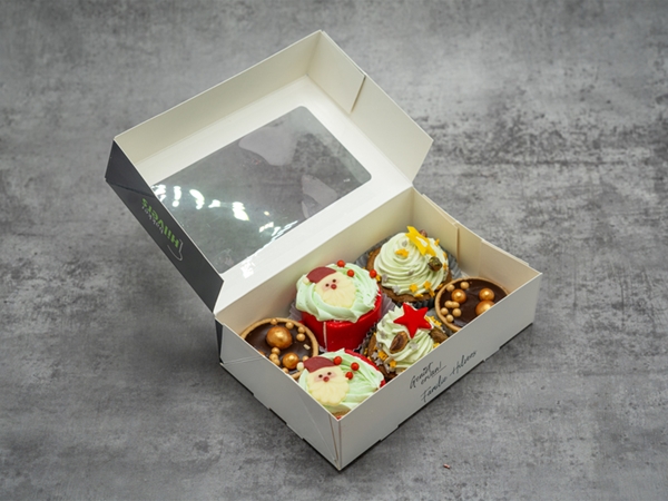 kerst petit fours (6 stuks)